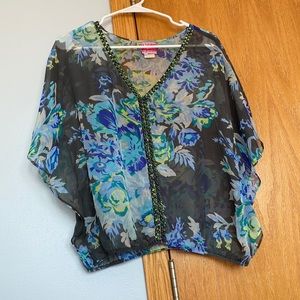 Free People floral blouse